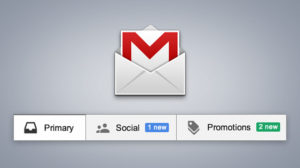 Tabs do Gmail no email marketing